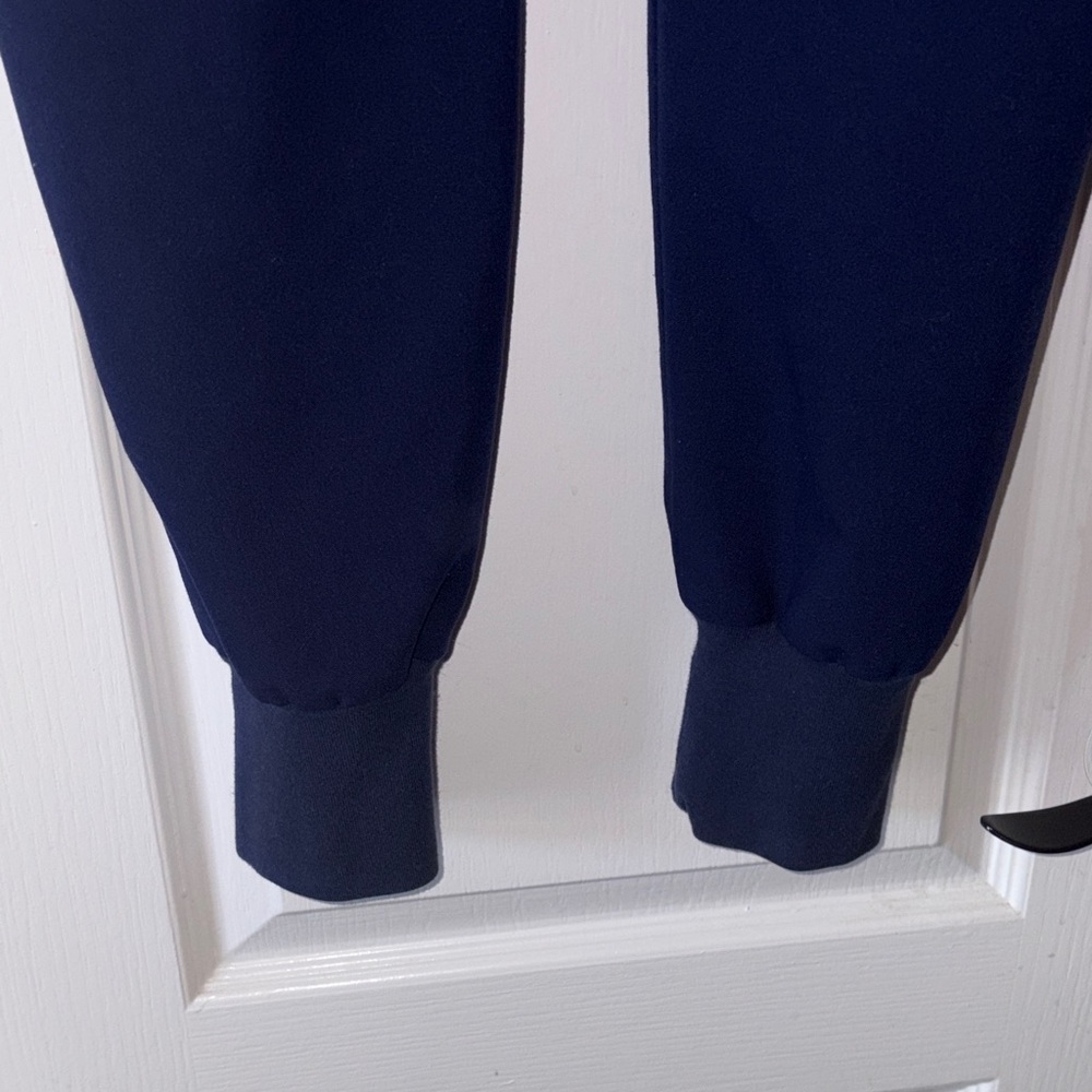 FIGS Navy Blue Pants with Orange Tie - Picture 9 of 10